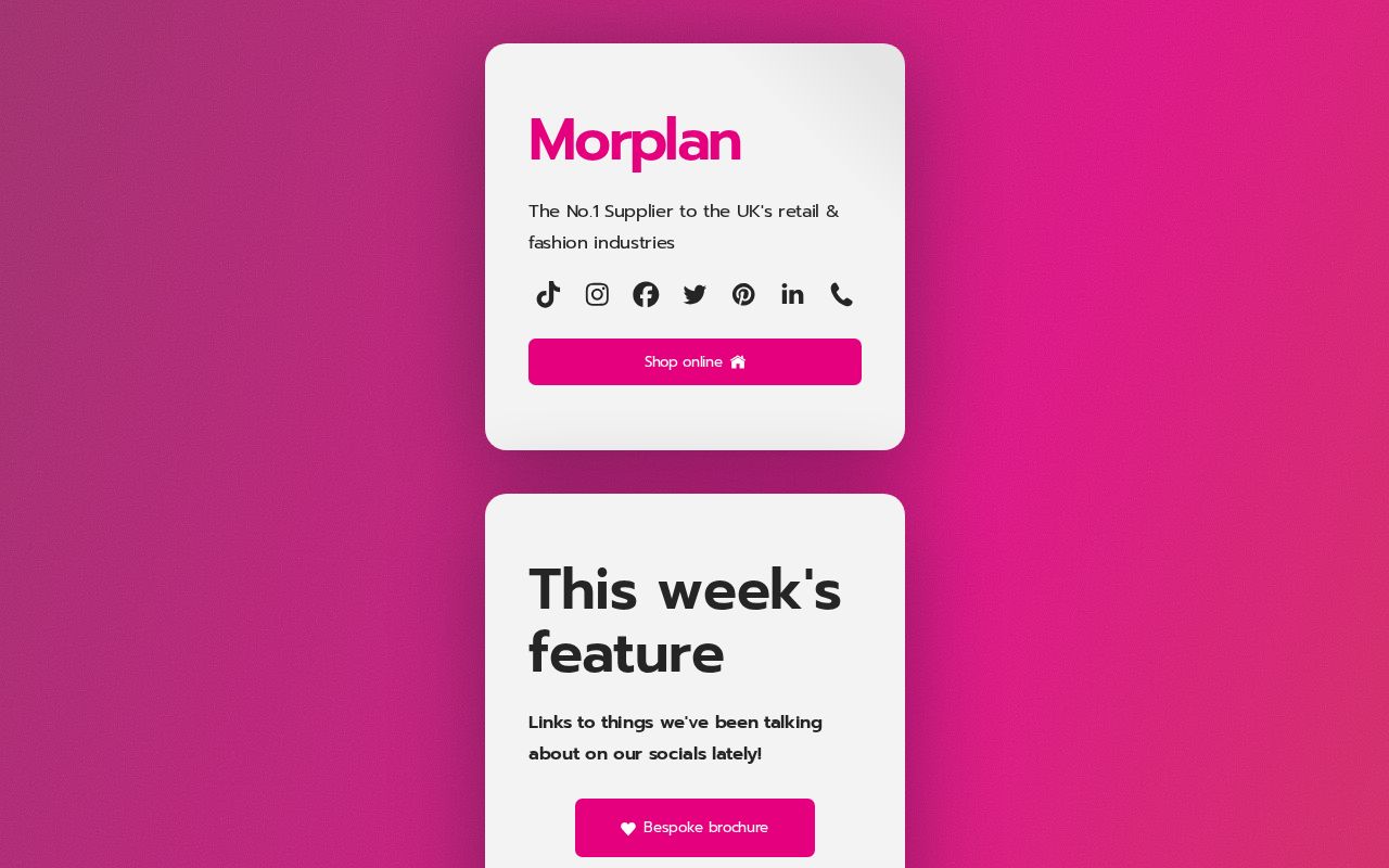 Morplan Labels Morplan